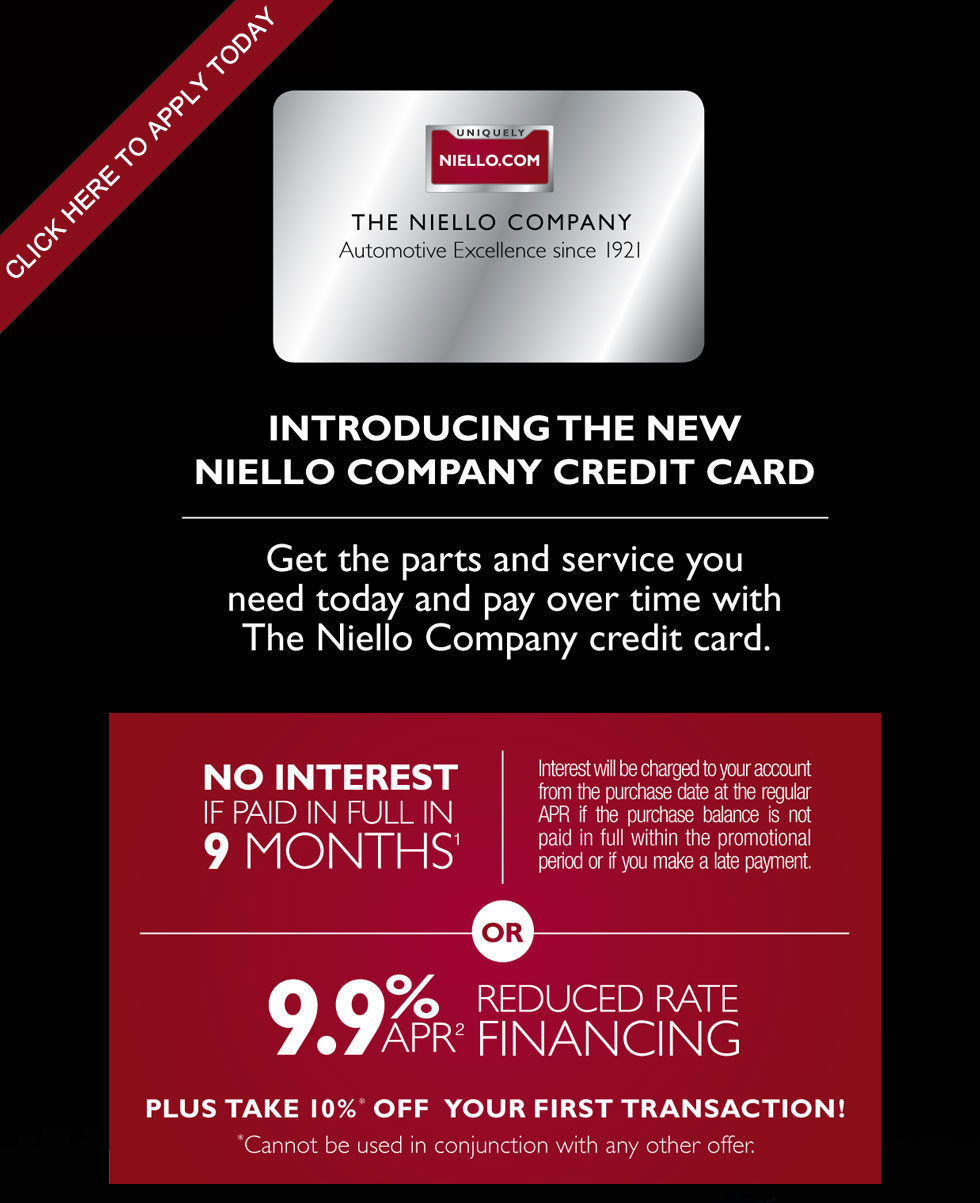 Niello credit card